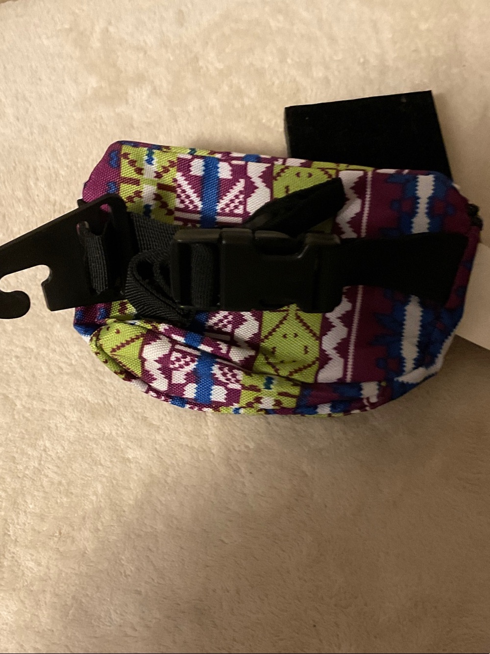 Kids Multicolor Aztec Pattern Waist Bag - Picture 2 of 4